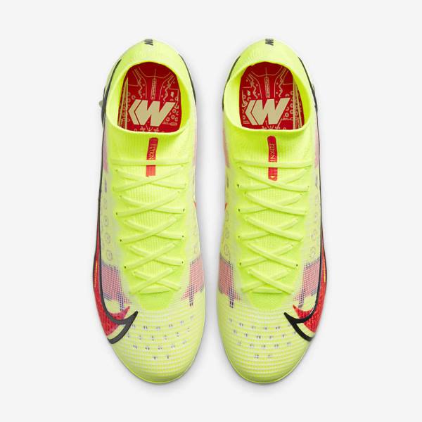 Nike Mercurial Superfly 8 Elite SG-Pro AC Soft-Ground Women's Football Shoes Black / Light Red | NK079FJO