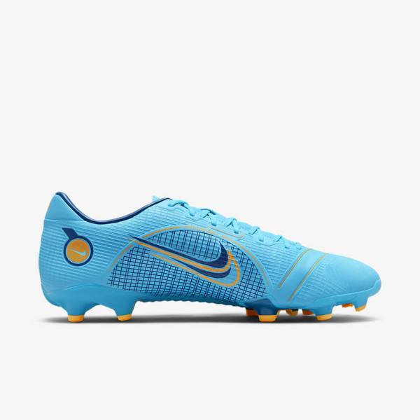 Nike Mercurial Vapor 14 Academy MG Multi-Ground Women's Football Shoes Blue / Orange | NK026SCP