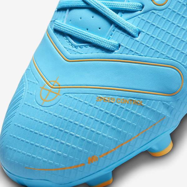 Nike Mercurial Vapor 14 Academy MG Multi-Ground Women's Football Shoes Blue / Orange | NK026SCP