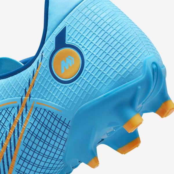 Nike Mercurial Vapor 14 Academy MG Multi-Ground Women's Football Shoes Blue / Orange | NK026SCP