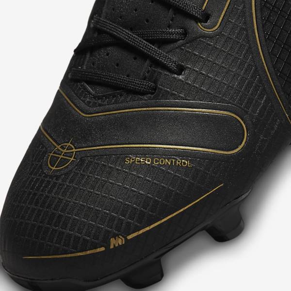 Nike Mercurial Vapor 14 Academy MG Multi-Ground Women's Football Shoes Black / Metal Silver / Grey / Metal Gold | NK153HVL