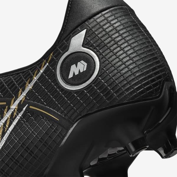 Nike Mercurial Vapor 14 Academy MG Multi-Ground Women's Football Shoes Black / Metal Silver / Grey / Metal Gold | NK153HVL