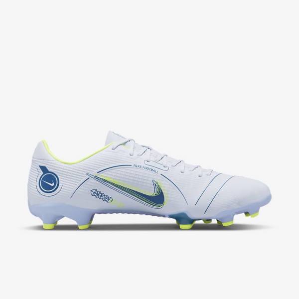 Nike Mercurial Vapor 14 Academy MG Multi-Ground Women's Football Shoes Grey / Light Blue / Blue | NK586FGK