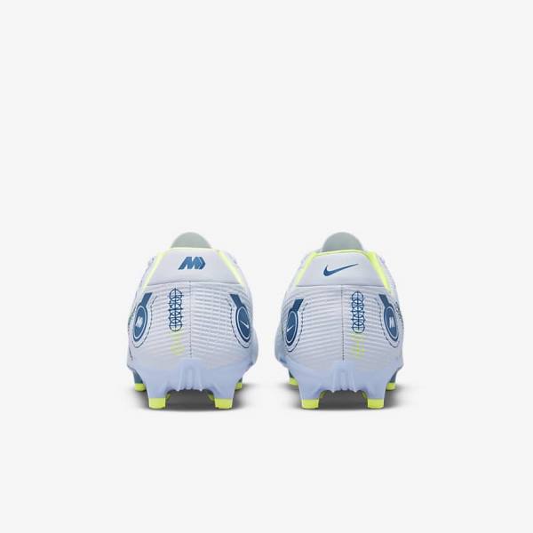 Nike Mercurial Vapor 14 Academy MG Multi-Ground Women's Football Shoes Grey / Light Blue / Blue | NK586FGK