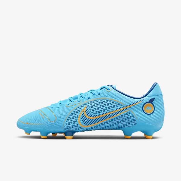 Nike Mercurial Vapor 14 Academy MG Multi-Ground Men\'s Football Shoes Blue / Orange | NK612DFI