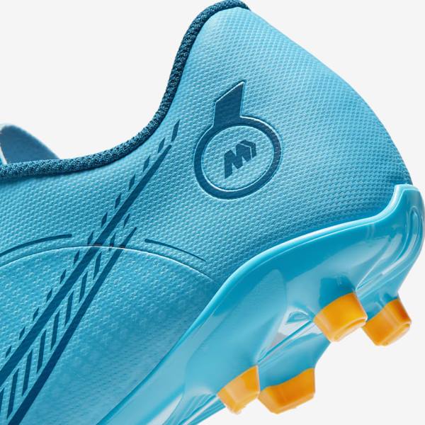 Nike Mercurial Vapor 14 Club MG Multi-Ground Men's Football Shoes Blue / Orange | NK721RGI