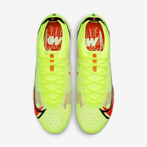 Nike Mercurial Vapor 14 Elite FG Firm-Ground Women's Football Shoes Black / Light Red | NK067LHK