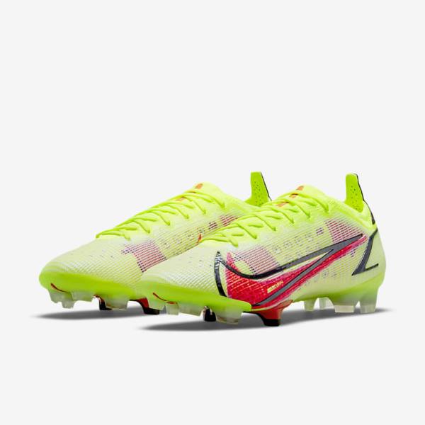 Nike Mercurial Vapor 14 Elite FG Firm-Ground Women's Football Shoes Black / Light Red | NK067LHK