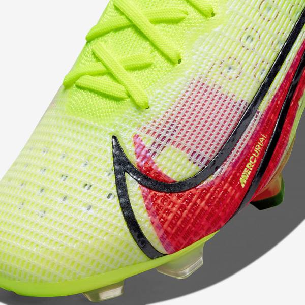 Nike Mercurial Vapor 14 Elite FG Firm-Ground Women's Football Shoes Black / Light Red | NK067LHK