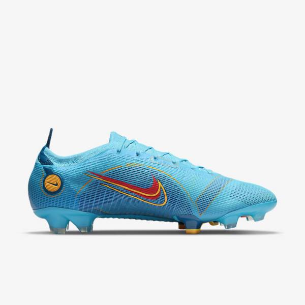 Nike Mercurial Vapor 14 Elite FG Firm-Grounds Men's Football Shoes Blue / Orange | NK129SBJ