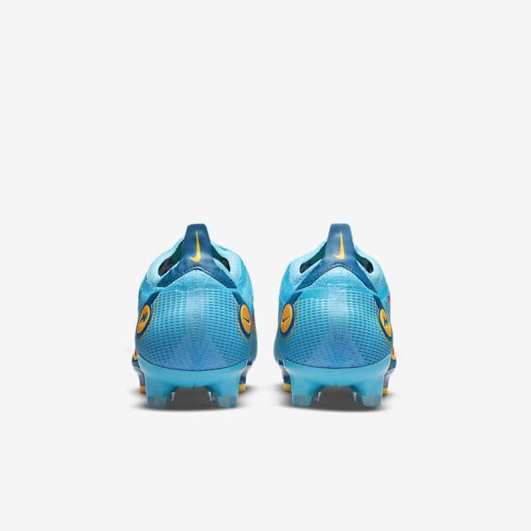 Nike Mercurial Vapor 14 Elite FG Firm-Grounds Men's Football Shoes Blue / Orange | NK129SBJ