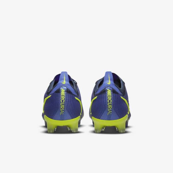 Nike Mercurial Vapor 14 Elite FG Firm-Ground Men's Football Shoes Blue | NK157DYA