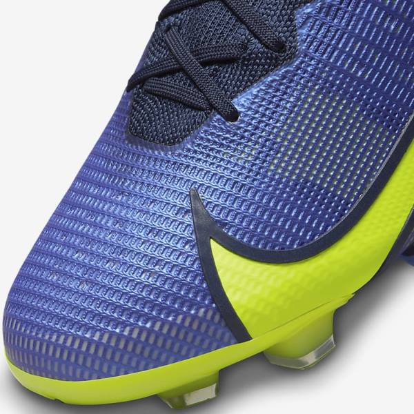 Nike Mercurial Vapor 14 Elite FG Firm-Ground Men's Football Shoes Blue | NK157DYA