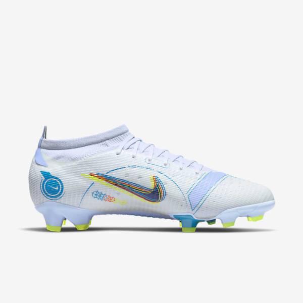 Nike Mercurial Vapor 14 Pro FG Firm-Ground Women's Football Shoes Grey / Light Blue / Blue | NK986FNE