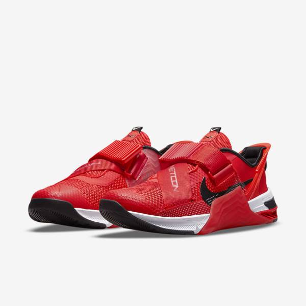 Nike Metcon 7 FlyEase Men's Training Shoes Red / White / Black | NK078HBN