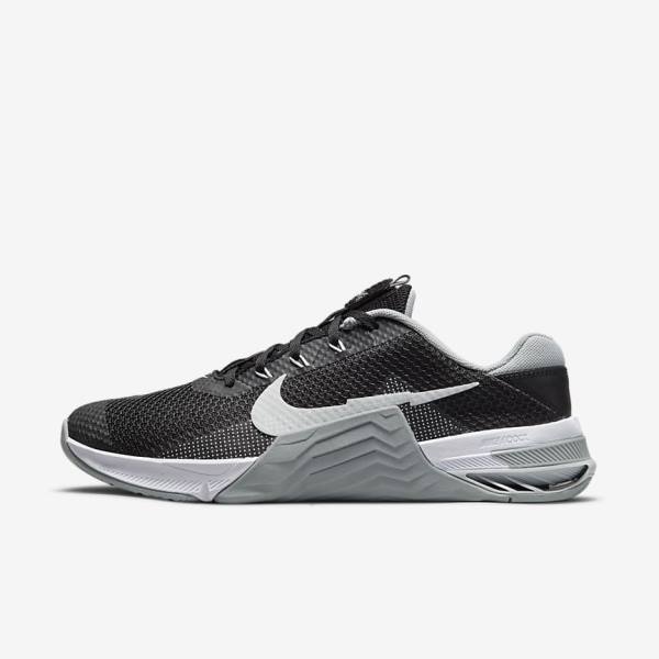 Nike Metcon 7 Men\'s Training Shoes Black / Grey / White / Platinum | NK197AYZ