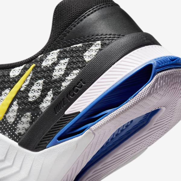 Nike Metcon 7 Men's Training Shoes Black / White / Blue / Yellow | NK564UQC