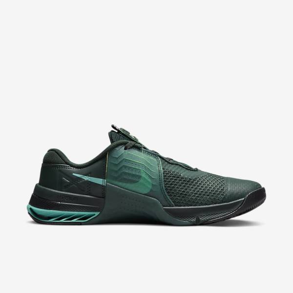 Nike Metcon 7 Men's Training Shoes Green / Turquoise / Black / Multicolor | NK139AKQ