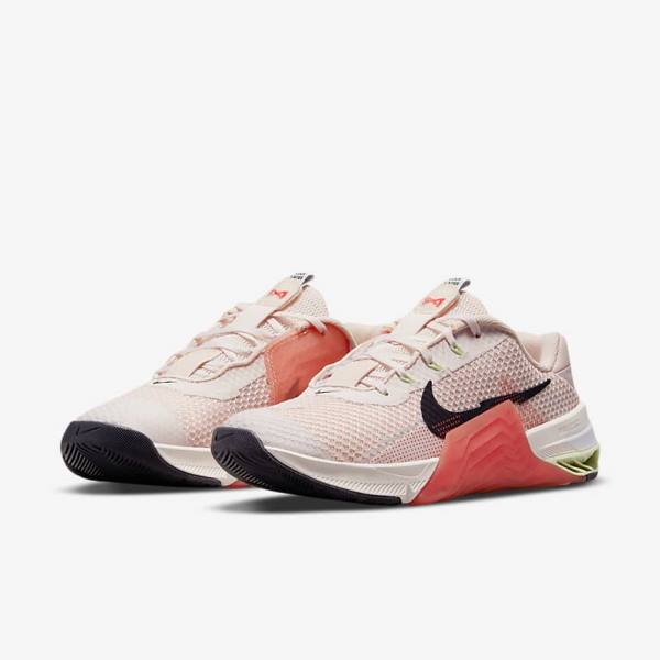 Nike Metcon 7 Women's Training Shoes Light Pink / Light Green / Purple | NK780MKG