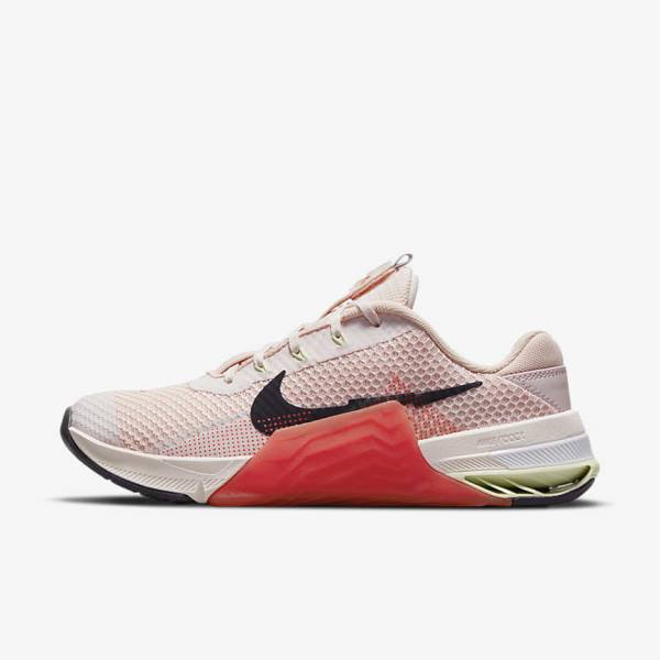 Nike Metcon 7 Women\'s Training Shoes Light Pink / Light Green / Purple | NK780MKG