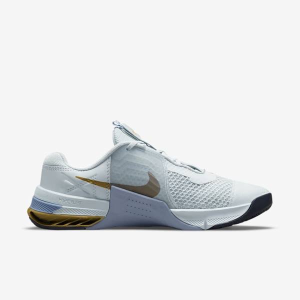 Nike Metcon 7 Women's Training Shoes Platinum / Metal Gold | NK271WQK