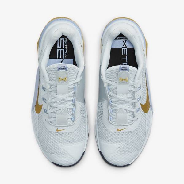 Nike Metcon 7 Women's Training Shoes Platinum / Metal Gold | NK271WQK