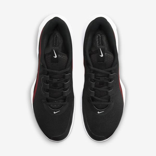 Nike NikeCourt Air Max Volley Hard Court Men's Tennis Shoes Black / Red / White | NK689JBS