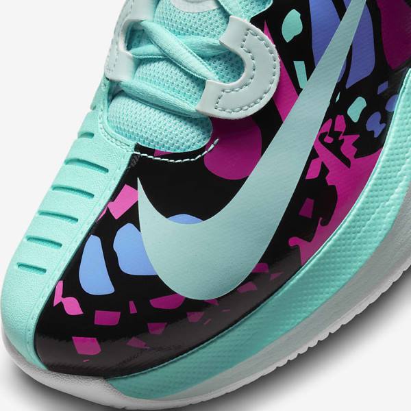 Nike NikeCourt Air Zoom GP Turbo Naomi Osaka Women's Tennis Shoes Turquoise / Black / Fuchsia / Turquoise | NK205XUN