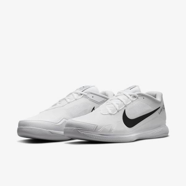 Nike NikeCourt Air Zoom Vapor Pro Carpet Men's Tennis Shoes White / Black | NK561BOX