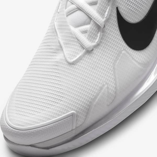 Nike NikeCourt Air Zoom Vapor Pro Carpet Men's Tennis Shoes White / Black | NK561BOX