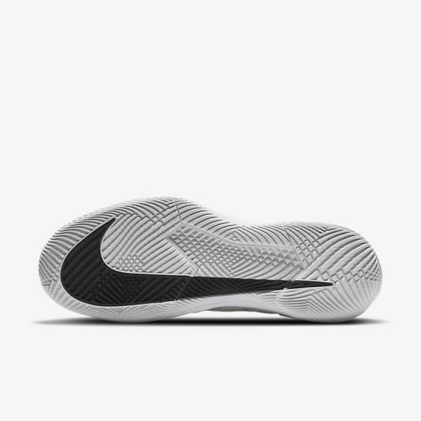 Nike NikeCourt Air Zoom Vapor Pro Hard-Court Men's Tennis Shoes White / Black | NK095ZNS