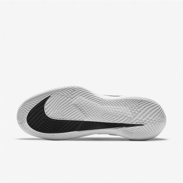 Nike NikeCourt Air Zoom Vapor Pro Hard-Court Women's Tennis Shoes Black / White / Metal Red Brown | NK428XCM