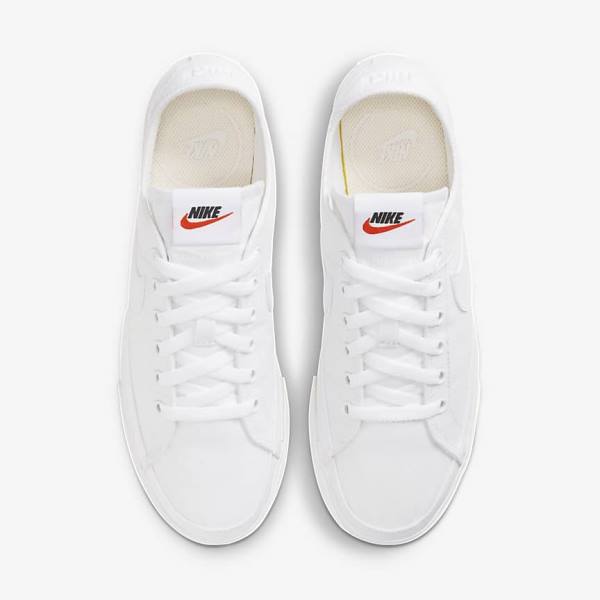 Nike NikeCourt Legacy Canvas Women's Sneakers White | NK072BOE