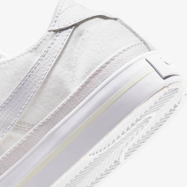 Nike NikeCourt Legacy Canvas Women's Sneakers White | NK072BOE