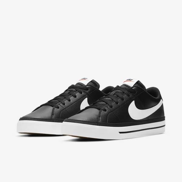 Nike NikeCourt Legacy Men's Sneakers Black / Light Brown / White | NK472GWV