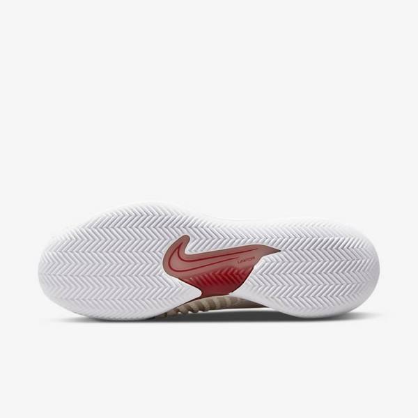 Nike NikeCourt React Vapor NXT Clay Court Women's Tennis Shoes White / Coral / Red | NK135YNP