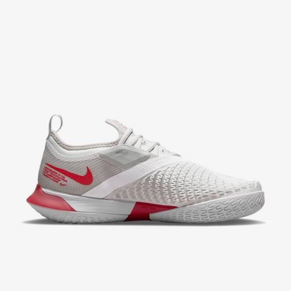 Nike NikeCourt React Vapor NXT Hard Court Women's Tennis Shoes Light Beige / White | NK514FLA