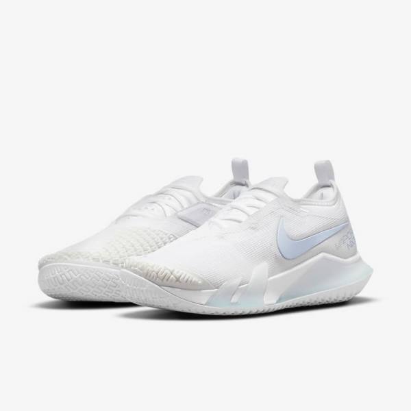 Nike NikeCourt React Vapor NXT Hard Court Women's Tennis Shoes White | NK875OEP