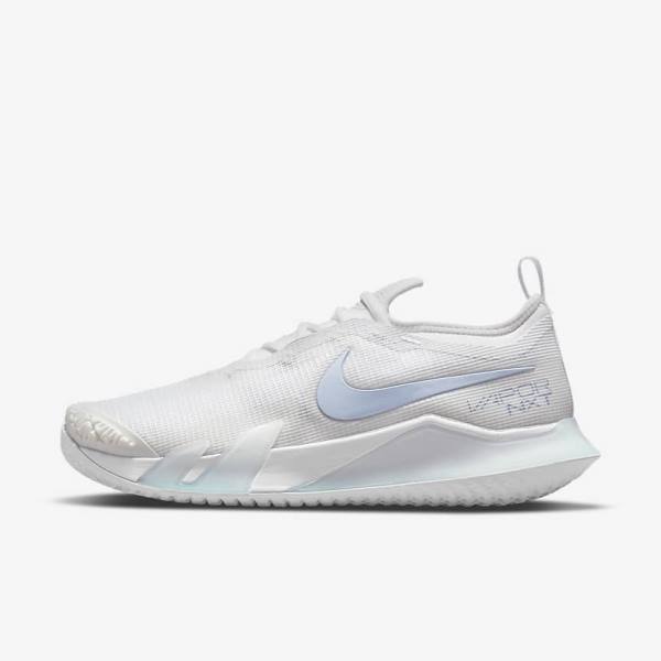 Nike NikeCourt React Vapor NXT Hard Court Women\'s Tennis Shoes White | NK875OEP