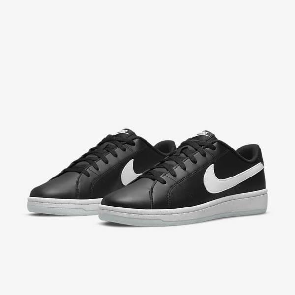 Nike NikeCourt Royale 2 Next Nature Men's Sneakers Black / White | NK293SXH