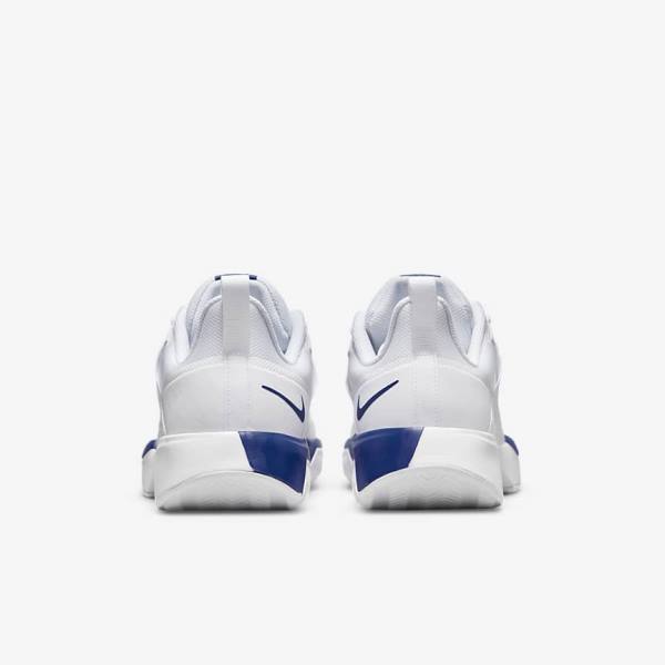 Nike NikeCourt Vapor Lite Clay Court Men's Tennis Shoes White / Royal Blue | NK901QBA