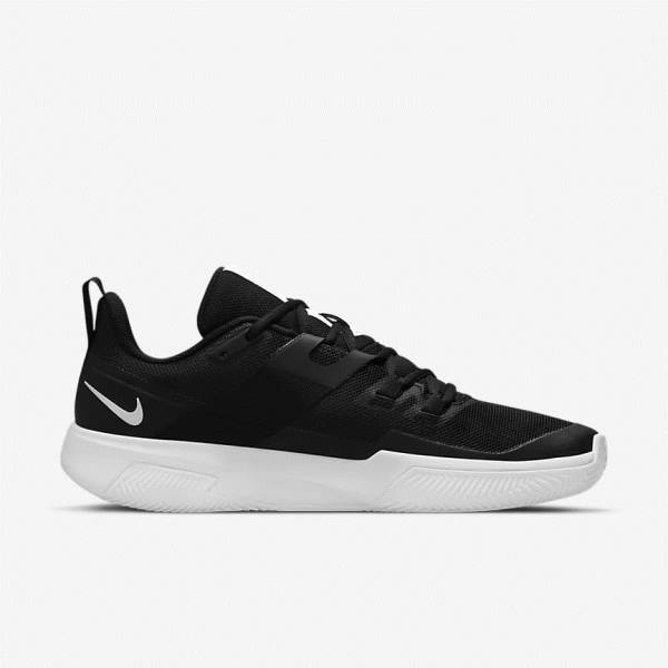 Nike NikeCourt Vapor Lite Clay Court Men's Tennis Shoes Black / White | NK940UGW