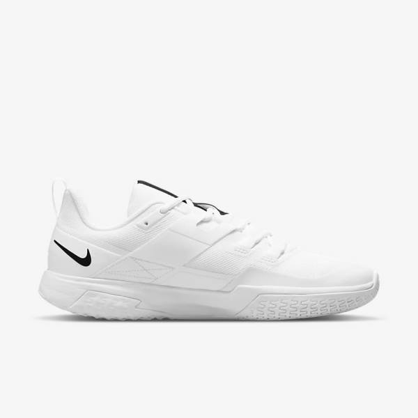 Nike NikeCourt Vapor Lite Hard Court Men's Tennis Shoes White / Black | NK586RAG