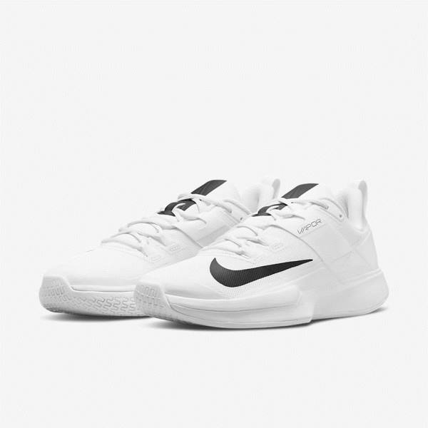 Nike NikeCourt Vapor Lite Hard Court Men's Tennis Shoes White / Black | NK586RAG