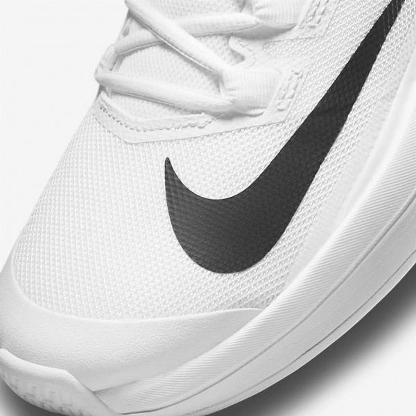 Nike NikeCourt Vapor Lite Hard Court Men's Tennis Shoes White / Black | NK586RAG