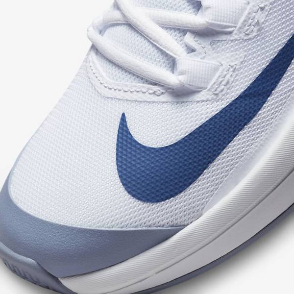 Nike NikeCourt Vapor Lite Hard Court Men's Tennis Shoes White / Navy | NK672HWY