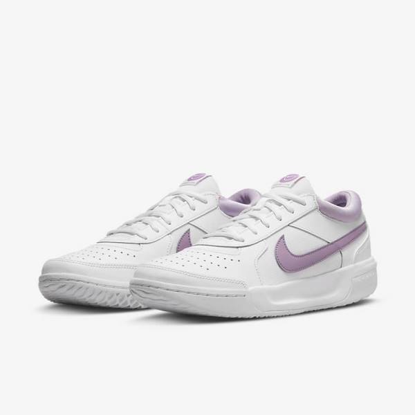 Nike NikeCourt Zoom Lite 3 Women's Tennis Shoes White | NK375FVN