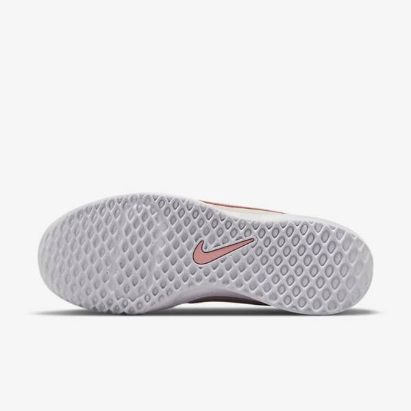 Nike NikeCourt Zoom Lite 3 Women's Tennis Shoes White / Red / Coral | NK637KAS