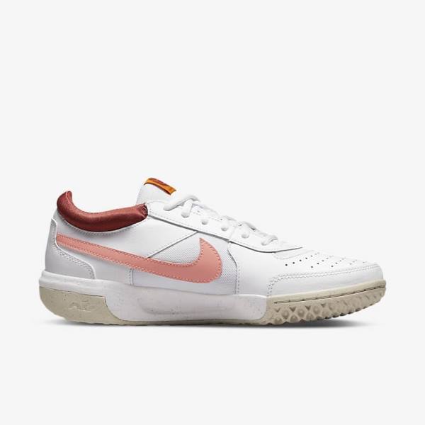 Nike NikeCourt Zoom Lite 3 Women's Tennis Shoes White / Red / White / Light | NK890XJS