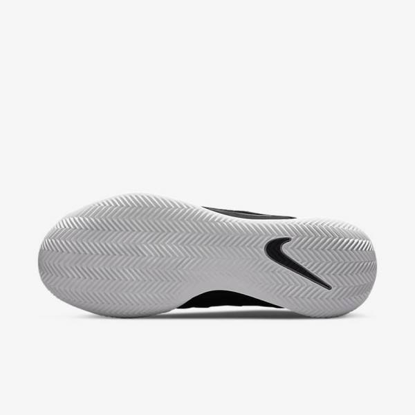 Nike NikeCourt Zoom NXT Clay Court Women's Tennis Shoes Black / White / Dark Grey / Metal Red Brown | NK054VJW